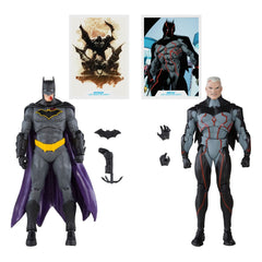 DC Collector Action Figures Pack of 2 Omega (Unmasked) & Batman (Bloody)(Gold Label) 18 cm 0787926157437