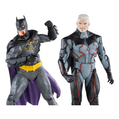 DC Collector Action Figures Pack of 2 Omega (Unmasked) & Batman (Bloody)(Gold Label) 18 cm 0787926157437