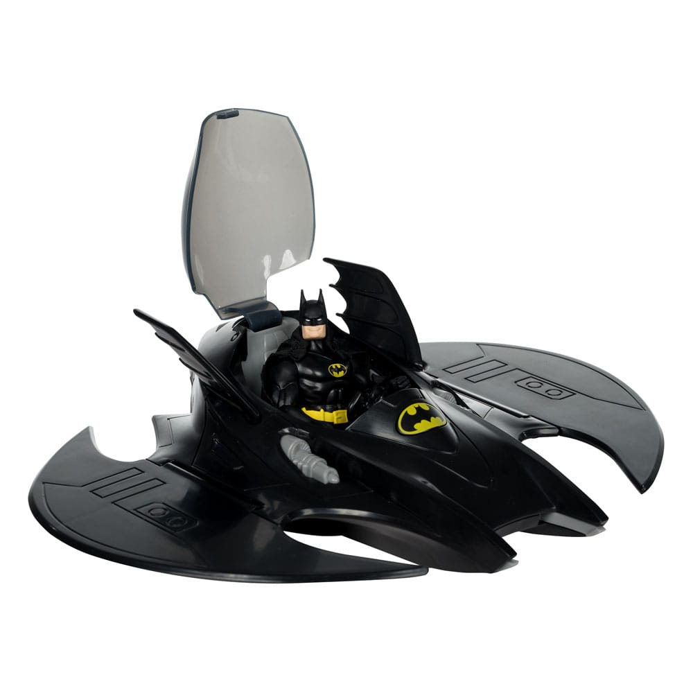 DC Direct Super Powers Action Figure Pack of 3 Batman (Black Suit), The Whirly & The Batwing (Black) (Gold Label) (SDCC) 13 cm 0787926158342