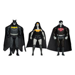 DC Direct Super Powers Action Figures Batman, Superman & Wonder Woman Black & White Accent Edition Gold Label 13 cm 0787926158366