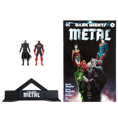 DC Direct Gaming Action Figures Batman Who Laughs & Red Death (Dark Nights Metal #1) 8 cm 0787926158564