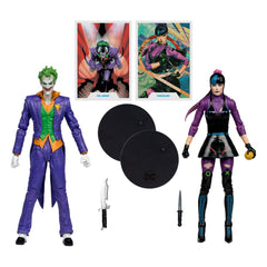 DC Multiverse Action Figures Pack of 2 The Joker & Punchline 18 cm 0787926159936