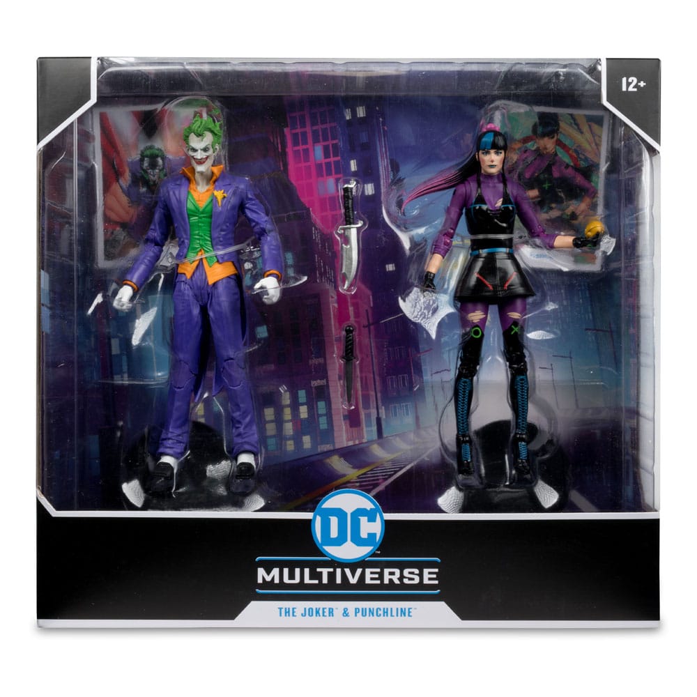 DC Multiverse Action Figures Pack of 2 The Joker & Punchline 18 cm 0787926159936