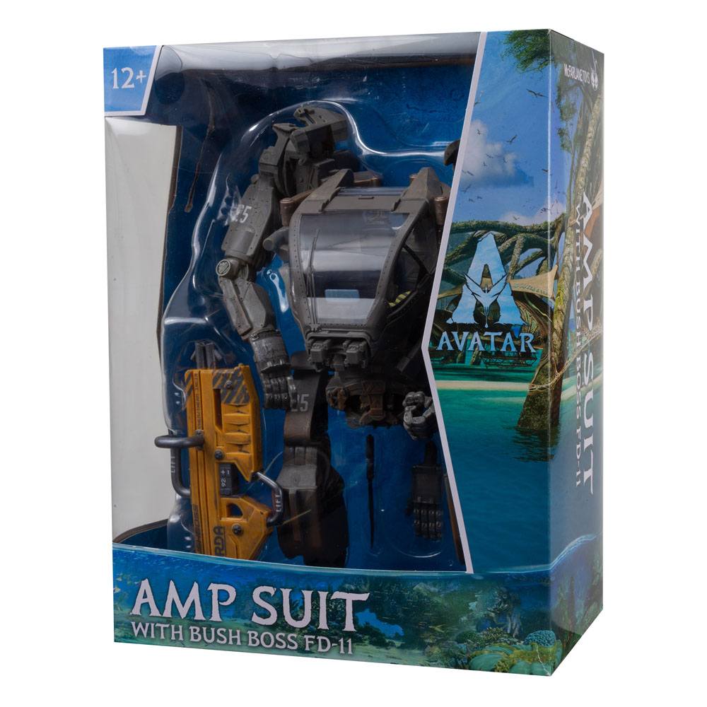 Avatar: The Way of Water Megafig Action Figure Amp Suit with Bush Boss FD-11 30 cm 0787926163186