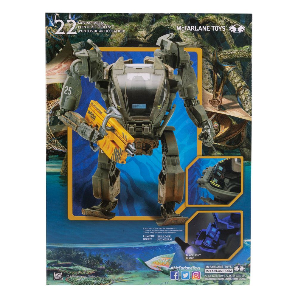 Avatar: The Way of Water Megafig Action Figure Amp Suit with Bush Boss FD-11 30 cm 0787926163186