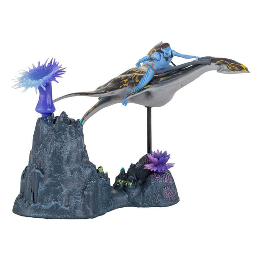 Avatar: The Way of Water Deluxe Medium Action Figures Neteyam & Ilu 0787926163827