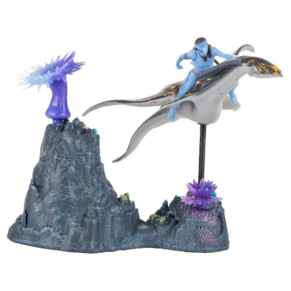 Avatar: The Way of Water Deluxe Medium Action Figures Neteyam & Ilu 0787926163827