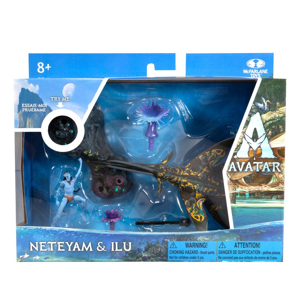 Avatar: The Way of Water Deluxe Medium Action Figures Neteyam & Ilu 0787926163827