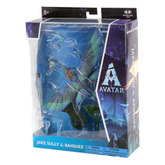 Avatar W.O.P Deluxe Large Action Figures Jake Sully & Banshee 0787926163964