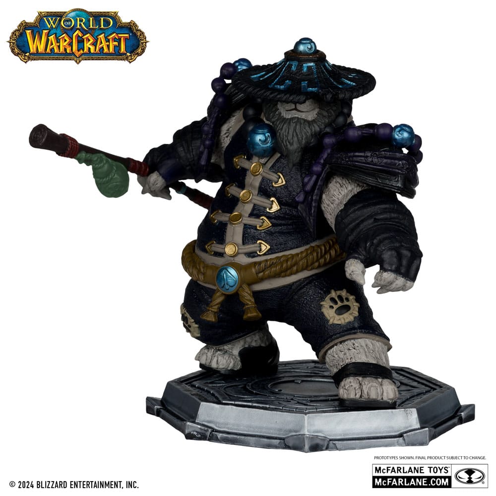 World of Warcraft PVC Statue 2-Pack 1/12 Dwarf Hunter: Beast Master & Pandaren: Monk (Gold Label) 15 cm 0787926167078