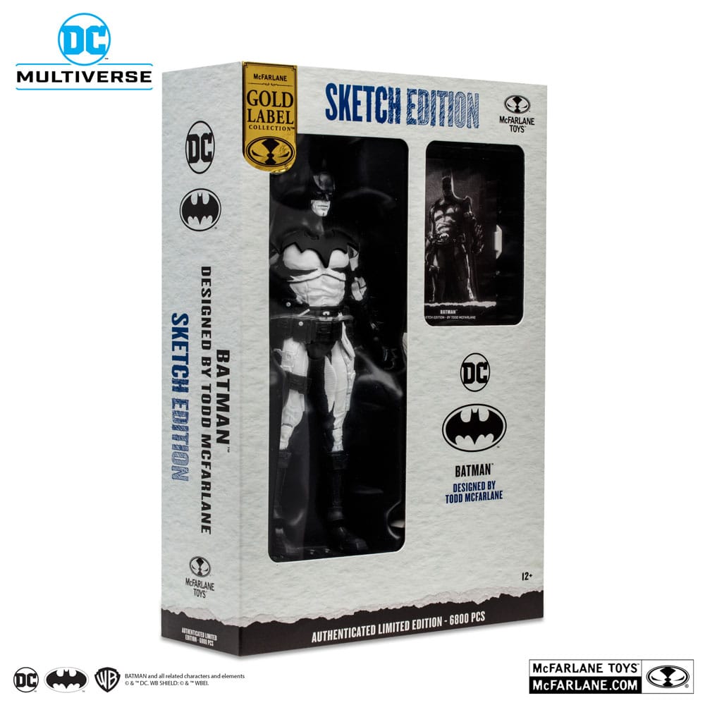 DC Multiverse Action Figure Batman by Todd McFarlane Sketch Edition (Gold Label) 18 cm 0787926170610