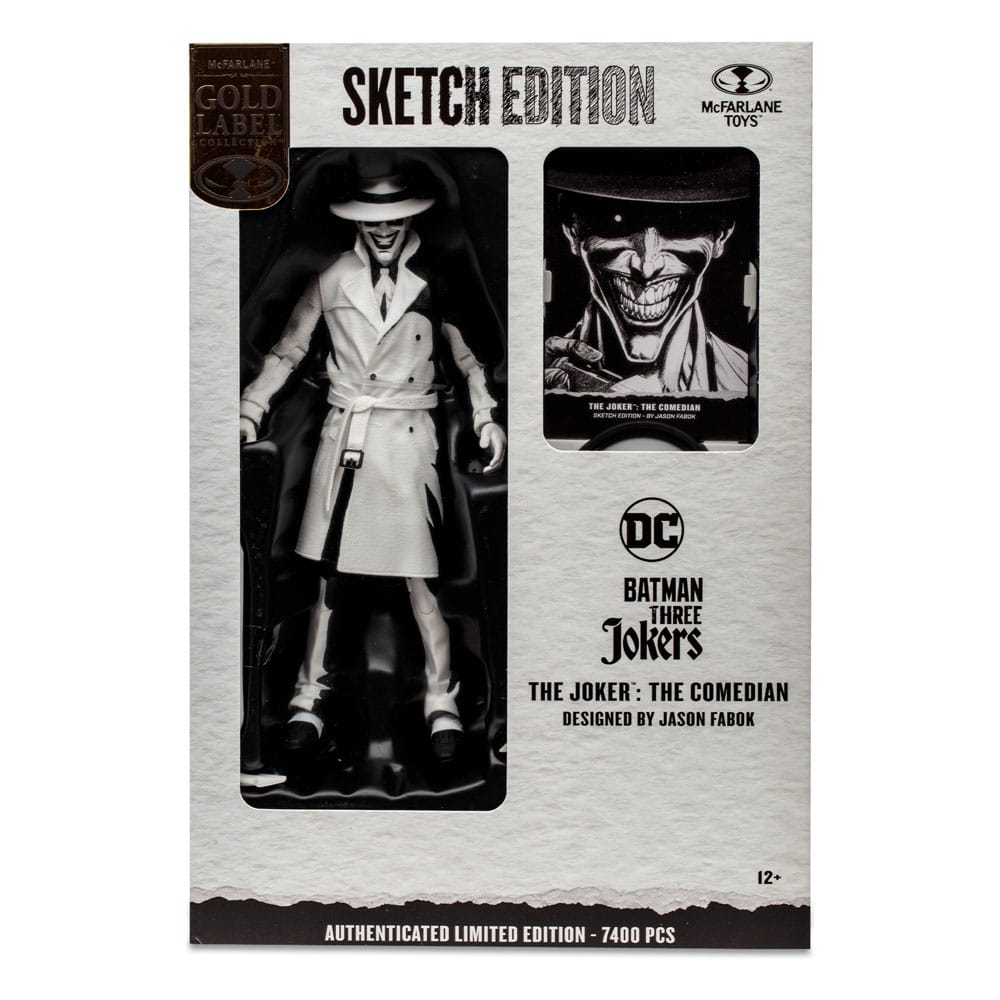 Batman: Three Jokers DC Multiverse Action Figure The Joker: The Comedian Sketch Edition (Gold Label) 18 cm 0787926170665