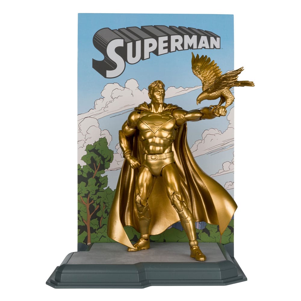 DC Multiverse Action FigureSuperman (Centennial Park Tribute Statue) Gold Label 18 cm 0787926172898