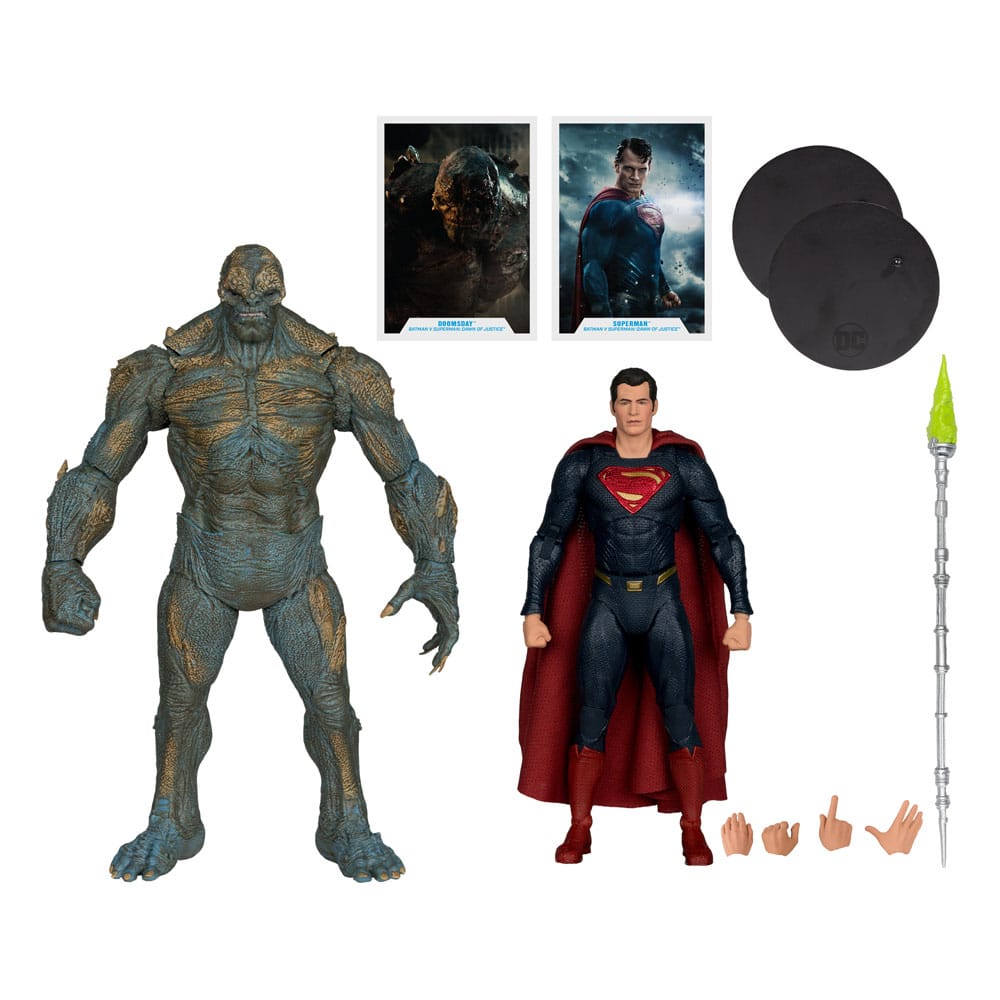 Batman v Superman: Dawn of Justice DC Multiverse Mega Action Figure 2-Pack Doomsday & Superman 0787926173284