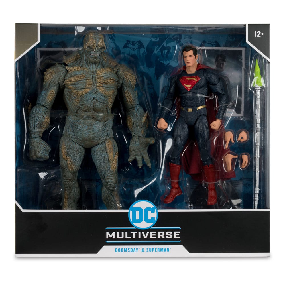 Batman v Superman: Dawn of Justice DC Multiverse Mega Action Figure 2-Pack Doomsday & Superman 0787926173284