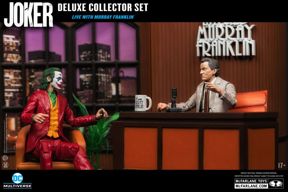 Joker DC Multiverse (Joker Movie) Deluxe Colllector Action Figure The Joker (Live with Murray Franklin) Limited Edition 18 cm 0787926173338