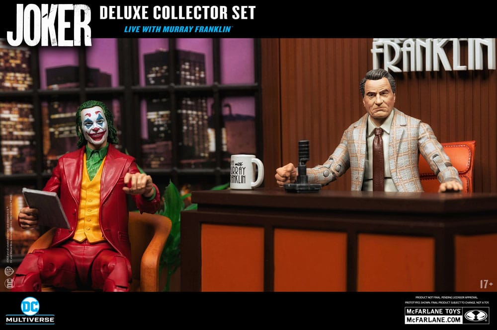 Joker DC Multiverse (Joker Movie) Deluxe Colllector Action Figure The Joker (Live with Murray Franklin) Limited Edition 18 cm 0787926173338