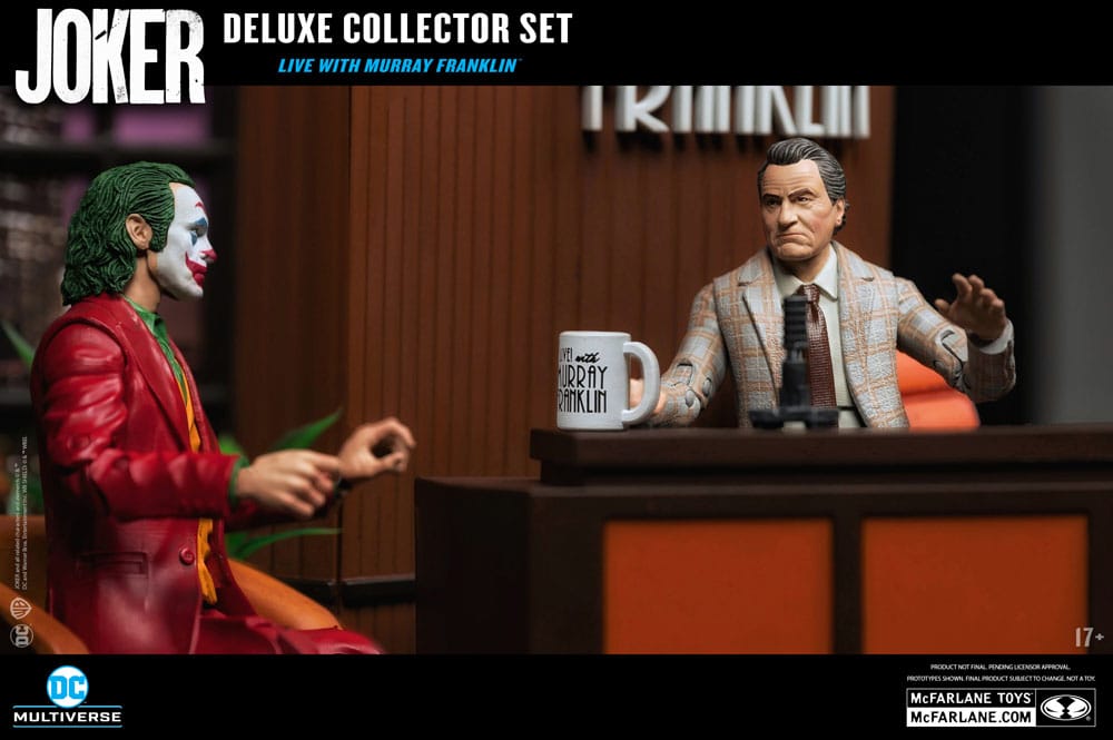 Joker DC Multiverse (Joker Movie) Deluxe Colllector Action Figure The Joker (Live with Murray Franklin) Limited Edition 18 cm 0787926173338