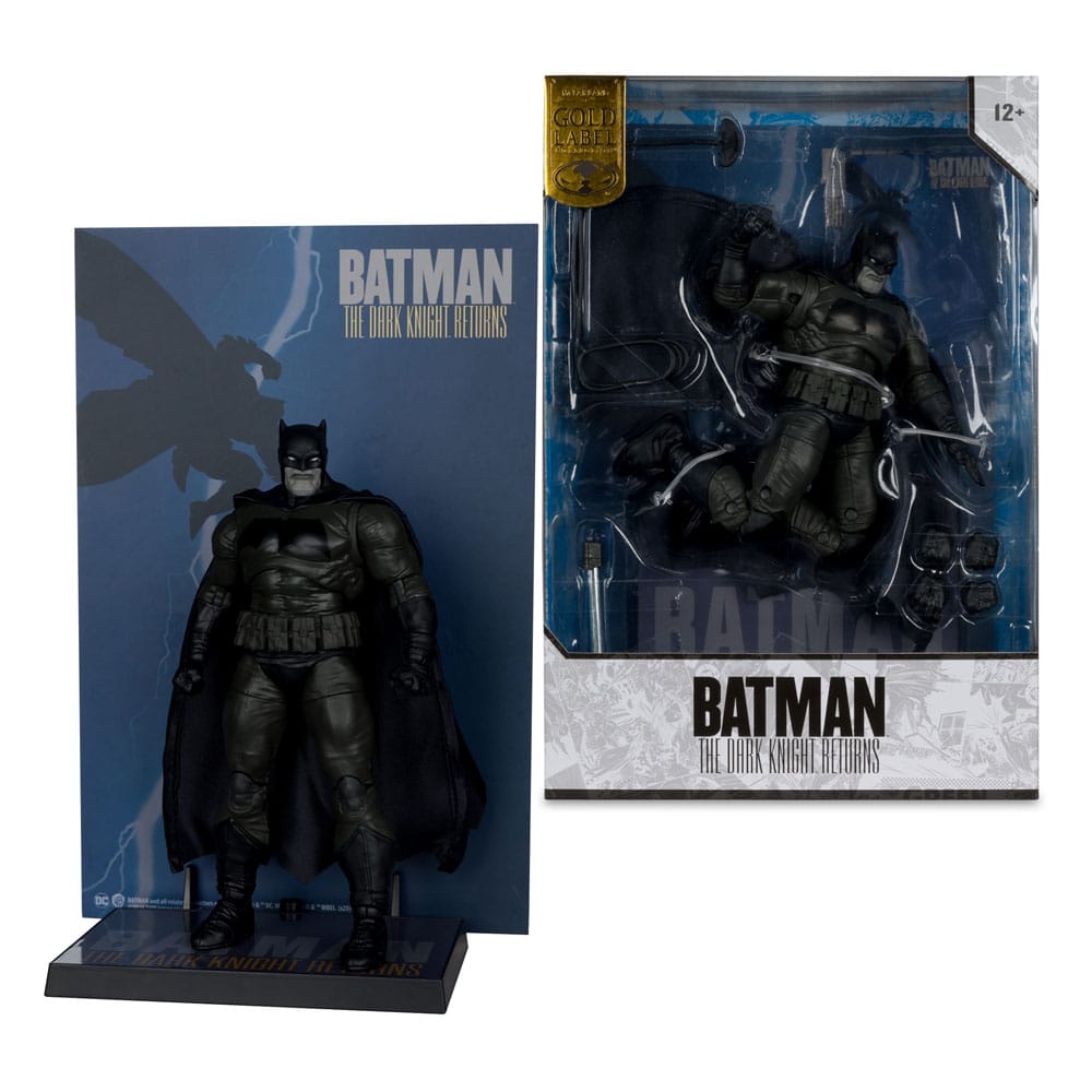 DC Multiverse McFarlane Cover Recreations Action Figure Batman (Batman: The Dark Knight Returns #1) (Gold Label) 18 cm 0787926173437