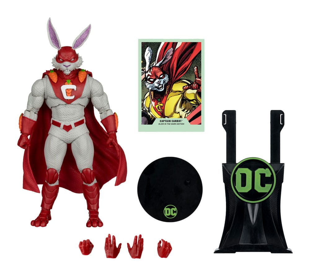 DC Multiverse Action Figure Captain Carrot (Justice League Incarnate) Glow In The Dark Edition (Gold Label) 18 cm 0787926175998