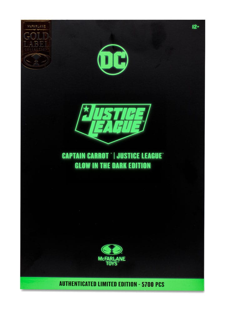 DC Multiverse Action Figure Captain Carrot (Justice League Incarnate) Glow In The Dark Edition (Gold Label) 18 cm 0787926175998