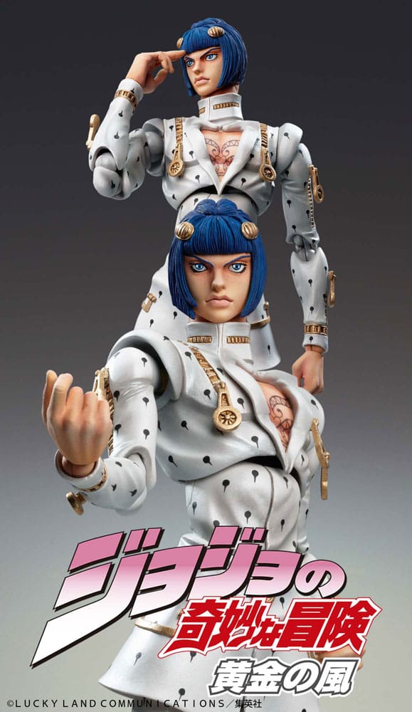 JoJo's Bizarre Adventure Part5 Golden Wind Action Figure Chozokado Bruno Bucciarati 15 cm (3rd-run) 4570188466449