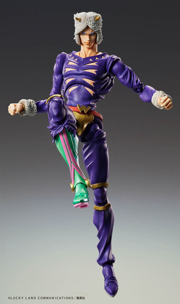 preorder medicos super action statue jojo's bizarre adventure part 6 stone  ocean jotaro kujo chozokado figure purple