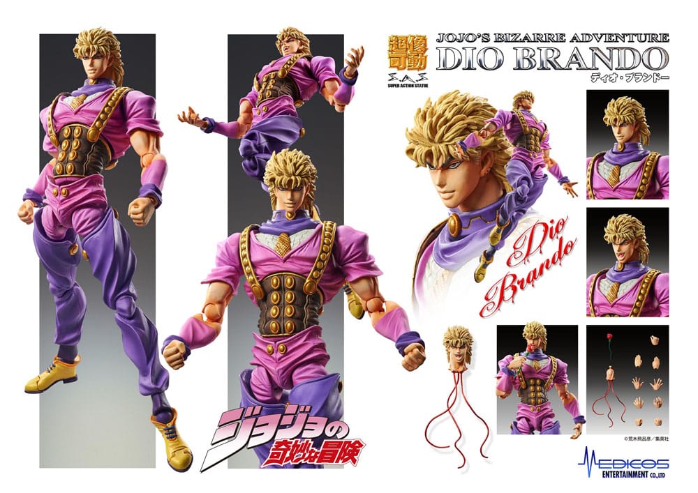 JoJo's Bizarre Adventure PVC Statue Chozokado Dio Brando (3rd-run) 17 cm 4570188454064