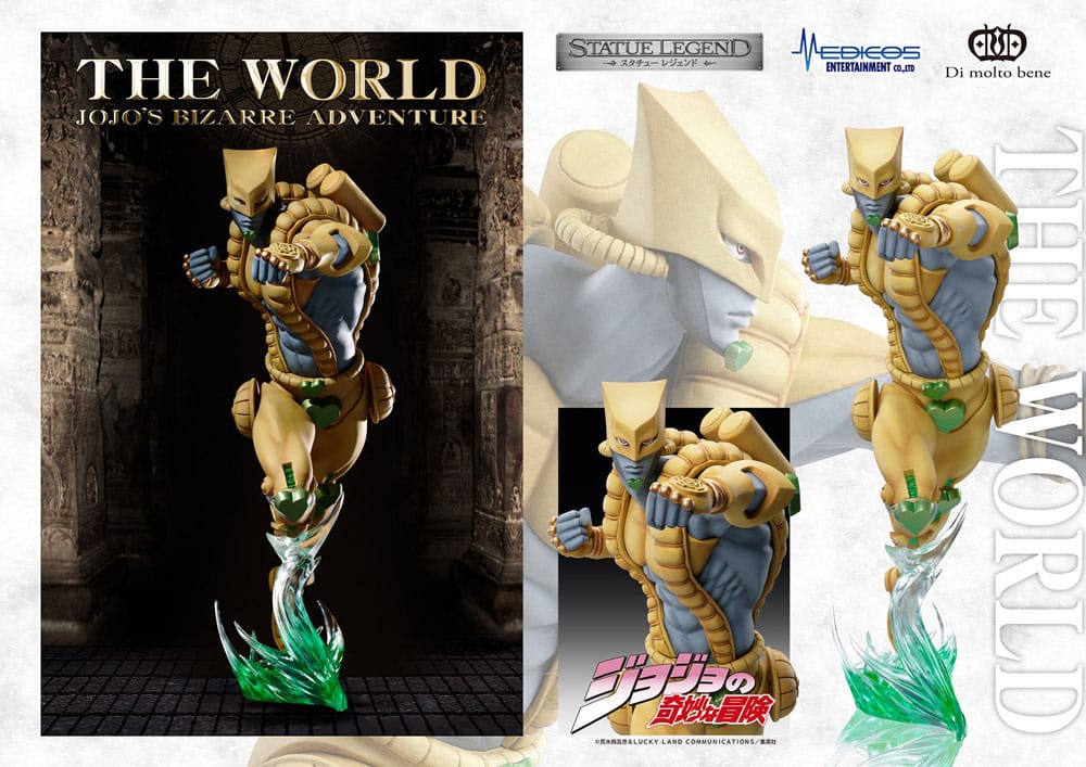 JoJo's Bizarre Adventure Part3 Statue Legend PVC Statue The World 16 cm (re-run) 4582777520692