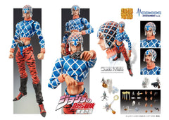 JoJo's Bizarre Adventure Part 5 Statue Legend PVC Statue Chozokado Guido Mista & S P (re-run) 15 cm 4582777531896