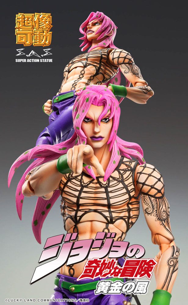 JoJo's Bizarre Adventure Part5 Super Action Action Figure Chozokado (Diavolo) (re-run) 15 cm 4582777534828