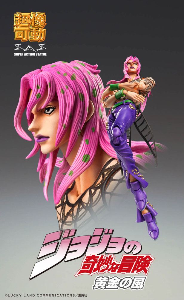 JoJo's Bizarre Adventure Part5 Super Action Action Figure Chozokado (Diavolo) (re-run) 15 cm 4582777534828