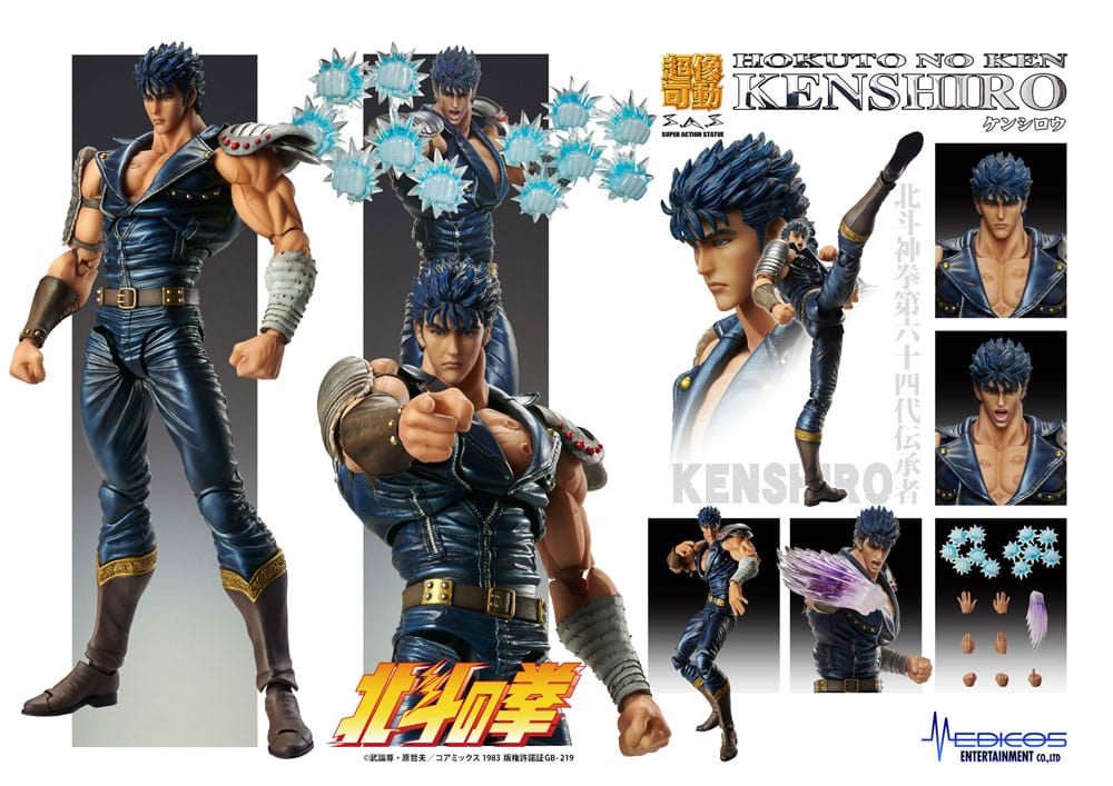 Fist of the North Star Action Figure Chozokado Kenshiro Muso 18 cm (re-run) 4573613713934