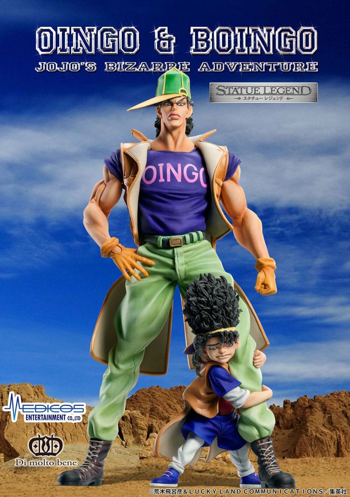 JoJo's Bizarre Adventure Statue Legend PVC Statue Oingo & Boingo 19 cm 4570188457201