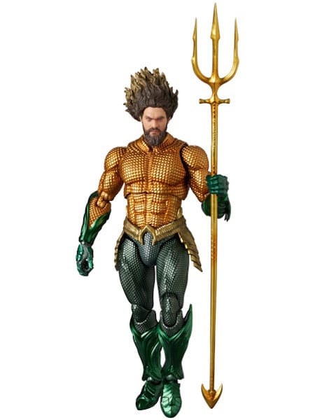 Aquaman Movie MAF EX Action Figure Aquaman Gold & Green Suit 16 cm 4530956472676