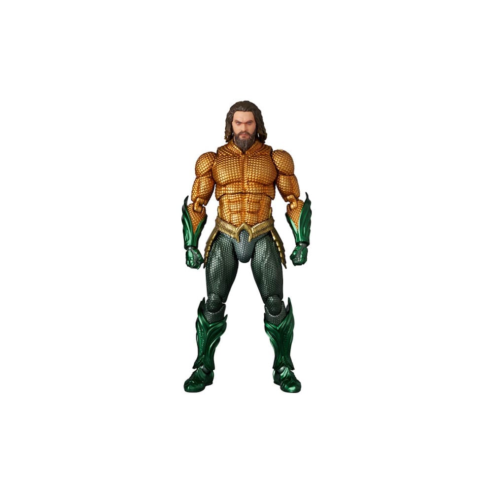 Aquaman Movie MAF EX Action Figure Aquaman Gold & Green Suit 16 cm 4530956472676