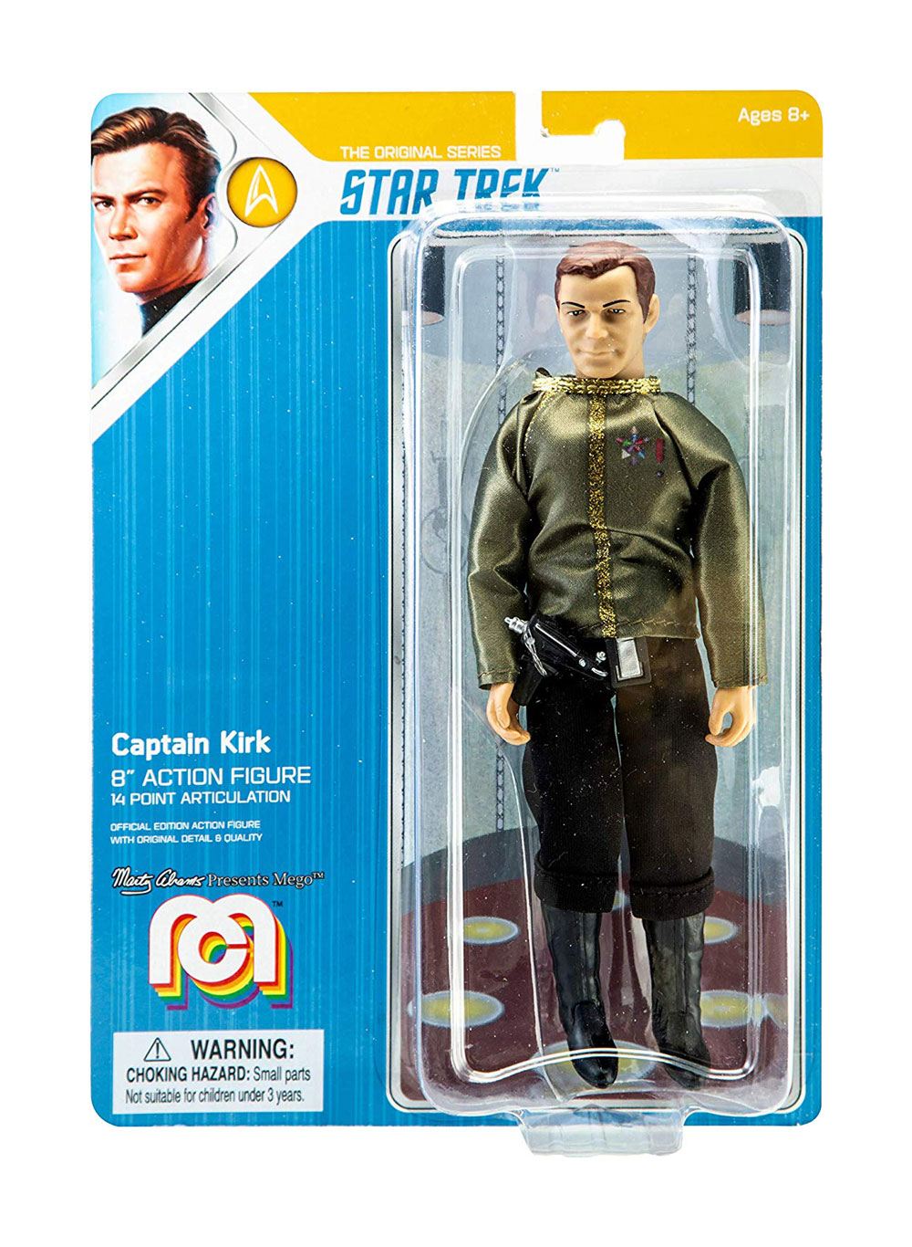 Star Trek TOS Action Figure Captain Kirk Dress Uniform 20 cm 0850002478808