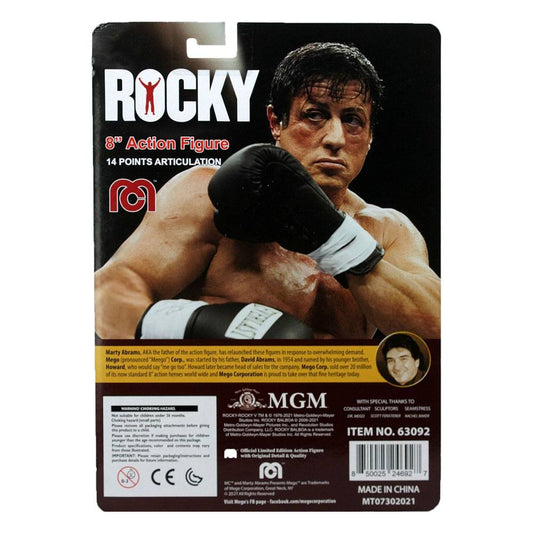 Rocky Action Figure New Rocky Balboa in Sweatsuit 20 cm 0850025246927