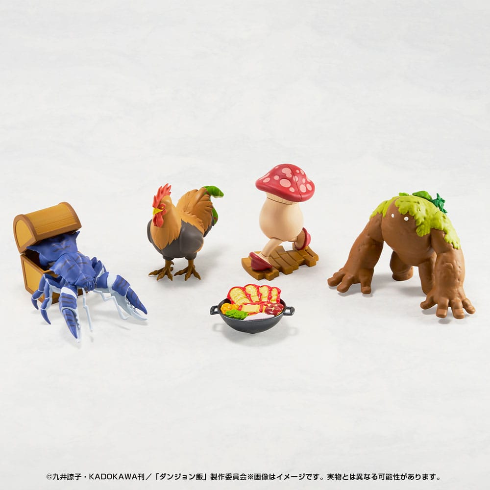 Delicious in Dungeon Kaitai Fantasy Minifigure 4-Pack Dungeon Creature 6 cm 4975430518653