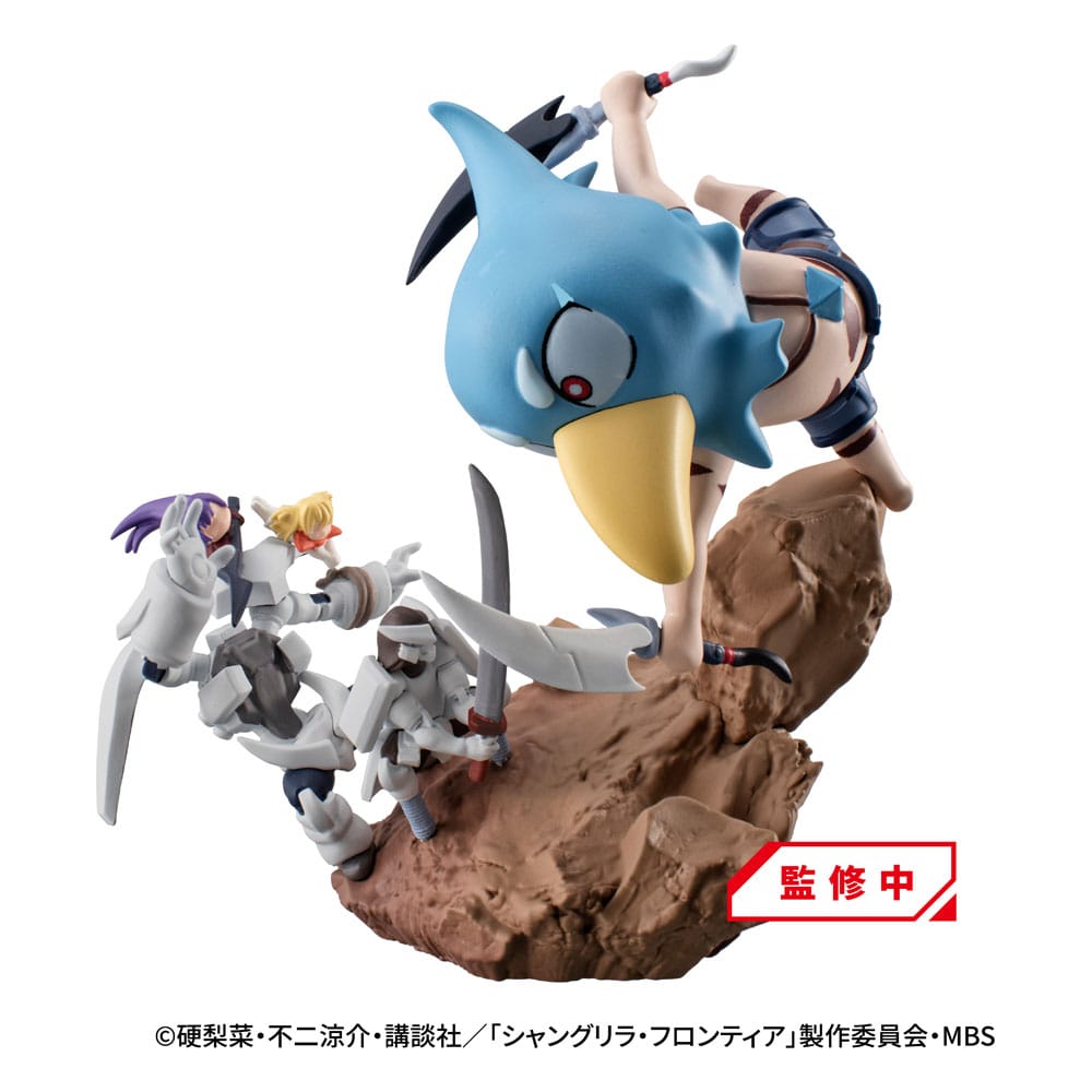 Shangri-La Frontier Petitrama EX Series Trading Figure 3-Set Shangri-La Frontier vs Monster Diorama Collection Set 11 cm 4975430518776