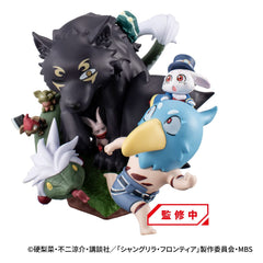 Shangri-La Frontier Petitrama EX Series Trading Figure 3-Set Shangri-La Frontier vs Monster Diorama Collection Set 11 cm 4975430518776