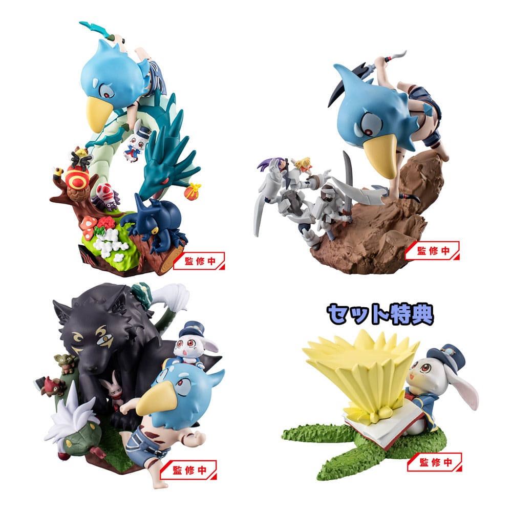 Shangri-La Frontier Petitrama EX Series Trading Figure 3-Set Shangri-La Frontier vs Monster Diorama Collection Set 11 cm (with gift) 4975430518783