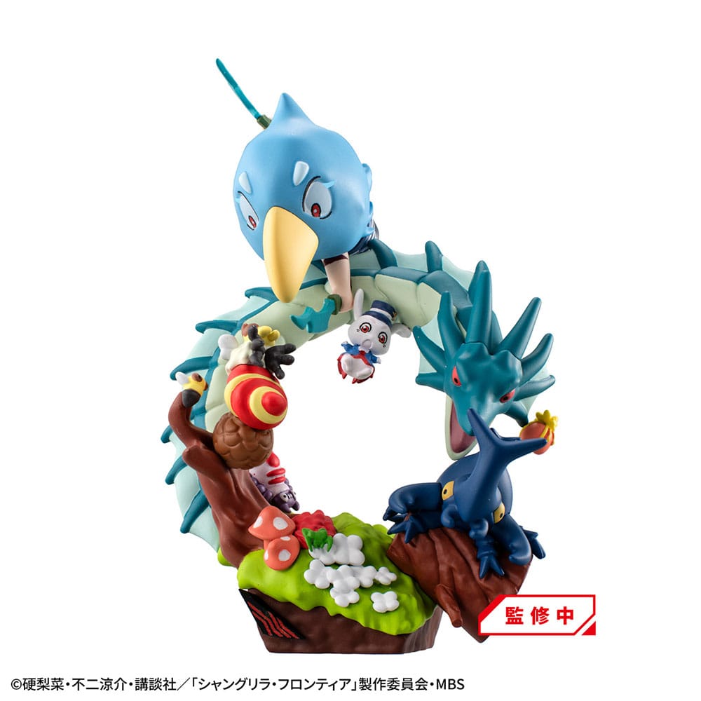 Shangri-La Frontier Petitrama EX Series Trading Figure 3-Set Shangri-La Frontier vs Monster Diorama Collection Set 11 cm (with gift) 4975430518783