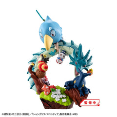 Shangri-La Frontier Petitrama EX Series Trading Figure 3-Set Shangri-La Frontier vs Monster Diorama Collection Set 11 cm (with gift) 4975430518783