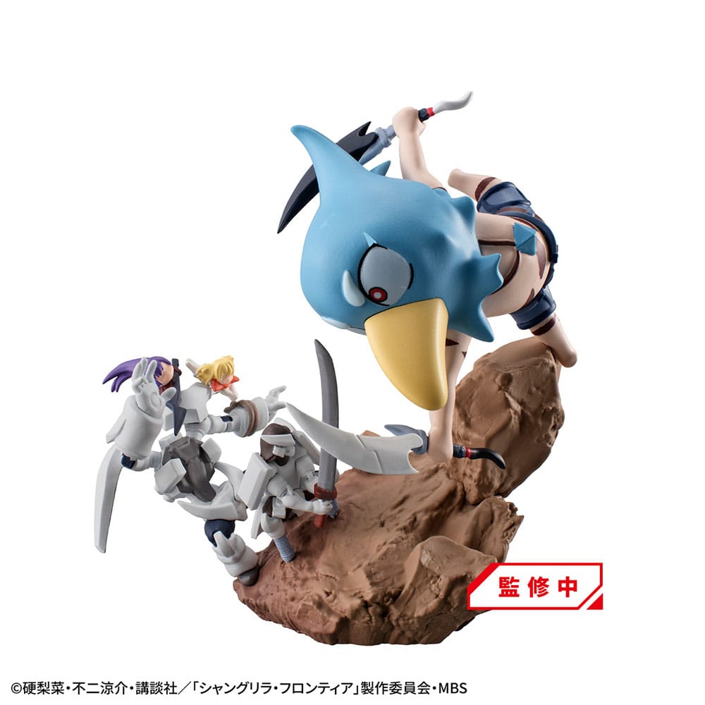 Shangri-La Frontier Petitrama EX Series Trading Figure 3-Set Shangri-La Frontier vs Monster Diorama Collection Set 11 cm (with gift) 4975430518783