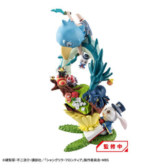 Shangri-La Frontier Petitrama EX Series Trading Figure 3-Set Shangri-La Frontier vs Monster Diorama Collection Set 11 cm (with gift) 4975430518783