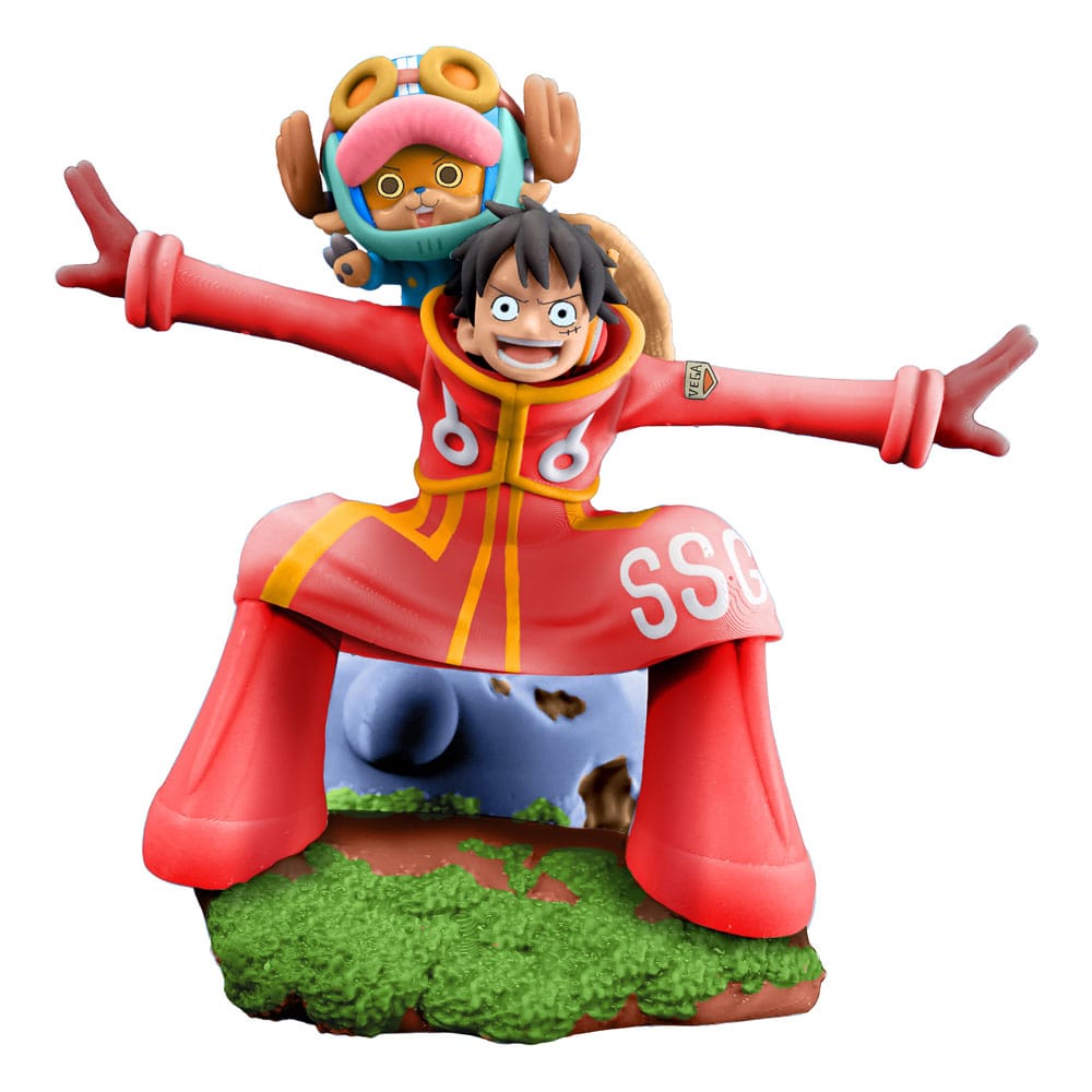 One Piece Petitrama PVC Mini Statue Logbox Re Birth Egghead Set 9 cm 4975430518837