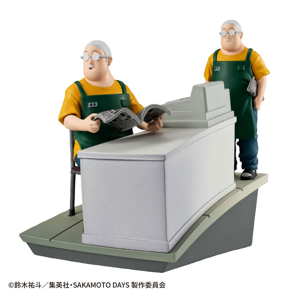 Sakamoto Days Petitrama EX Series Trading Figure 4-Set Cut Out Scenes Set 9 cm 4975430519049