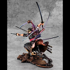 One Piece Excellent Model P.O.P PVC Statue SA-Maximum Roronoa Zoro Ver. Demon Spirit Kyuutouryuu Asura 17 cm 4535123716294