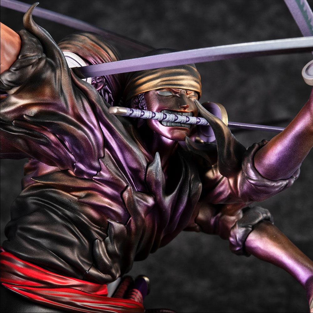 One Piece Excellent Model P.O.P PVC Statue SA-Maximum Roronoa Zoro Ver. Demon Spirit Kyuutouryuu Asura 17 cm 4535123716294